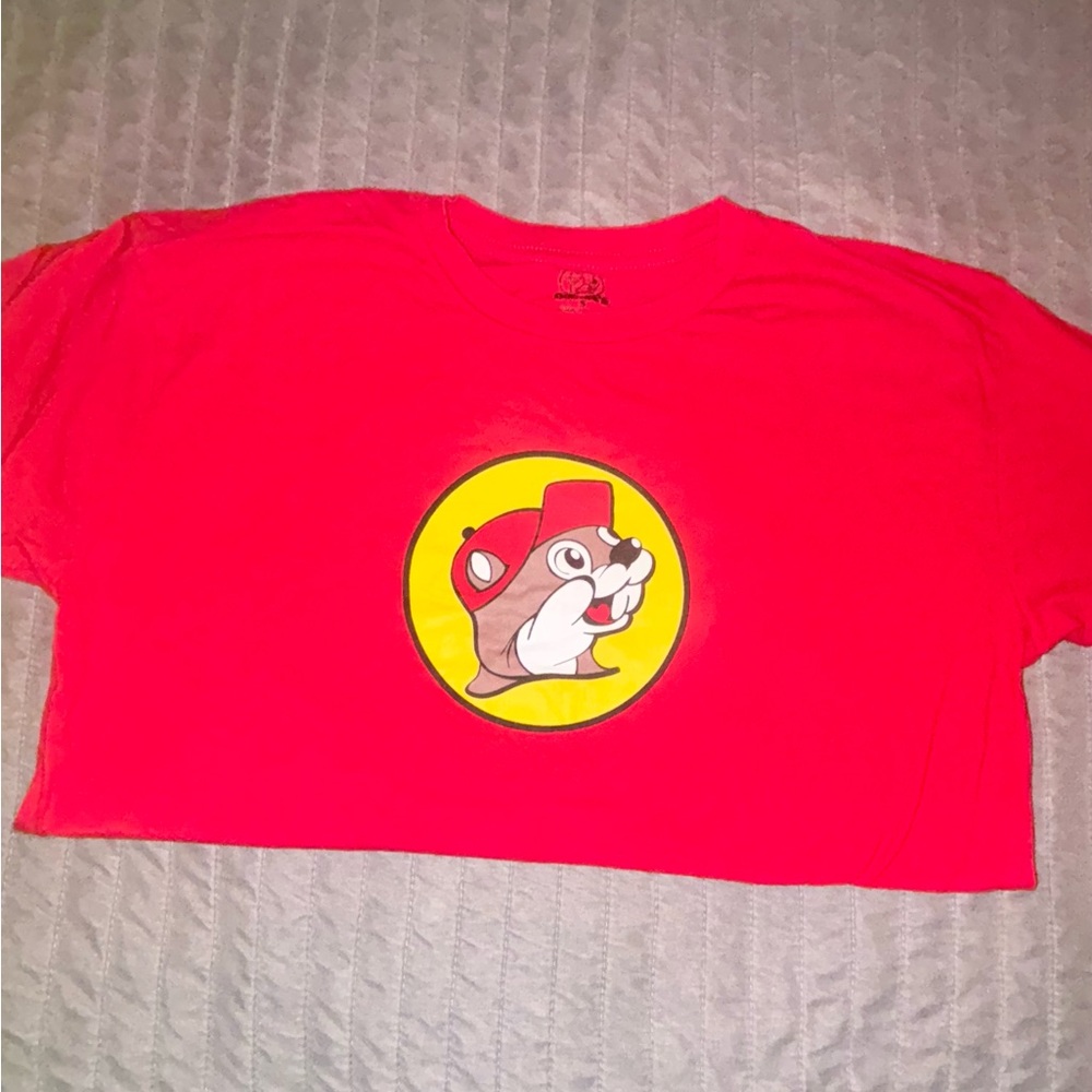 Vibrant Red Graphic Tee